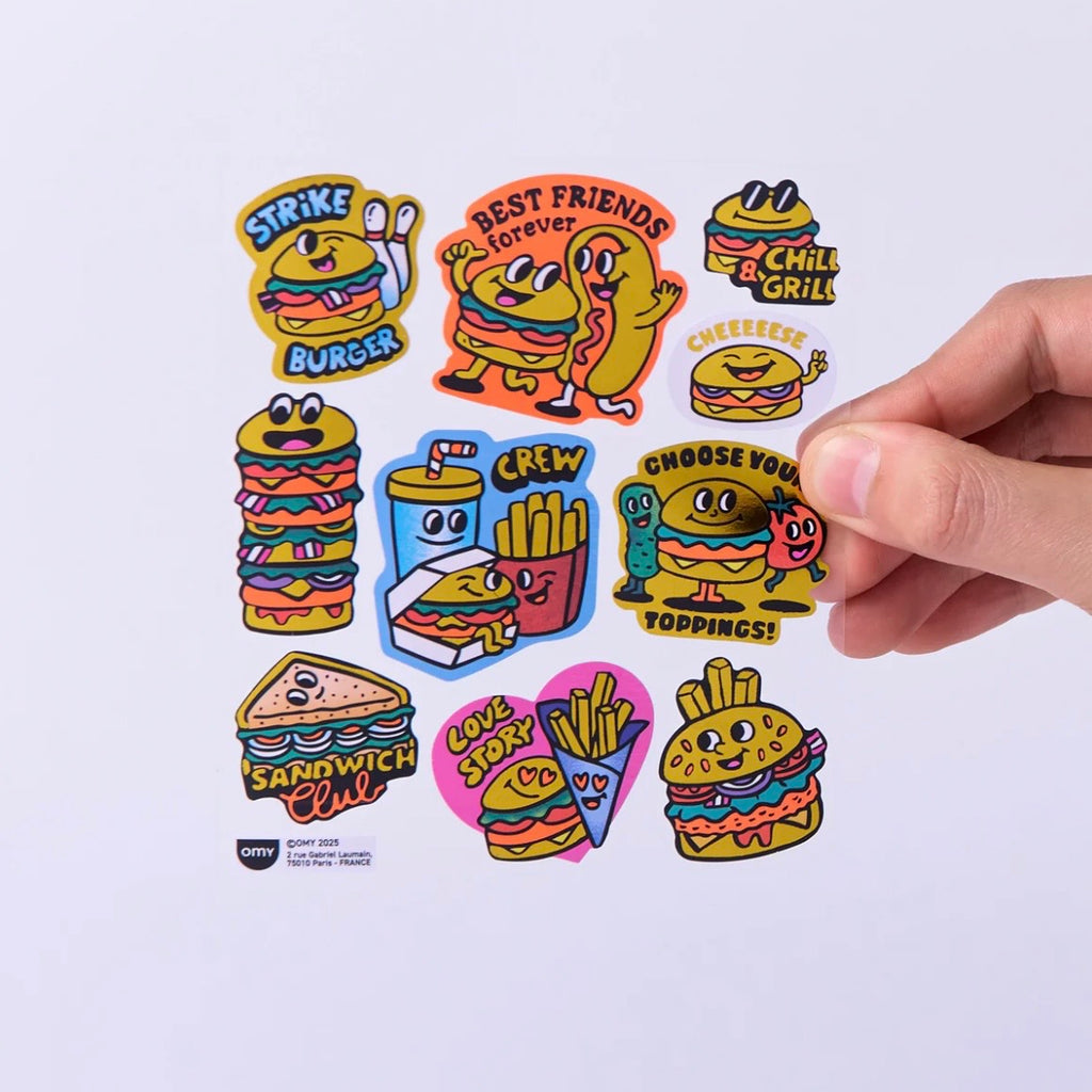 Stickerbogen - Big Burger