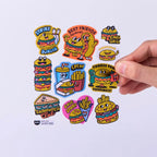 Stickerbogen - Big Burger