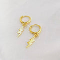 Ohrringe - Lightning Bolt Huggies (gold/silber)