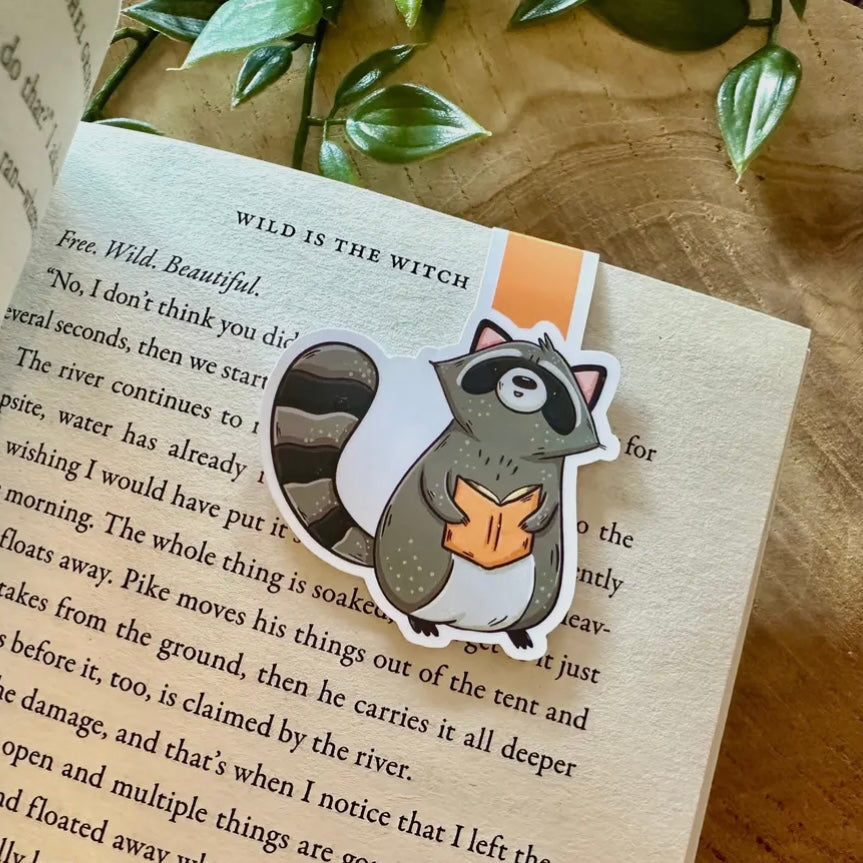 Magnetisches Lesezeichen - Waschbär