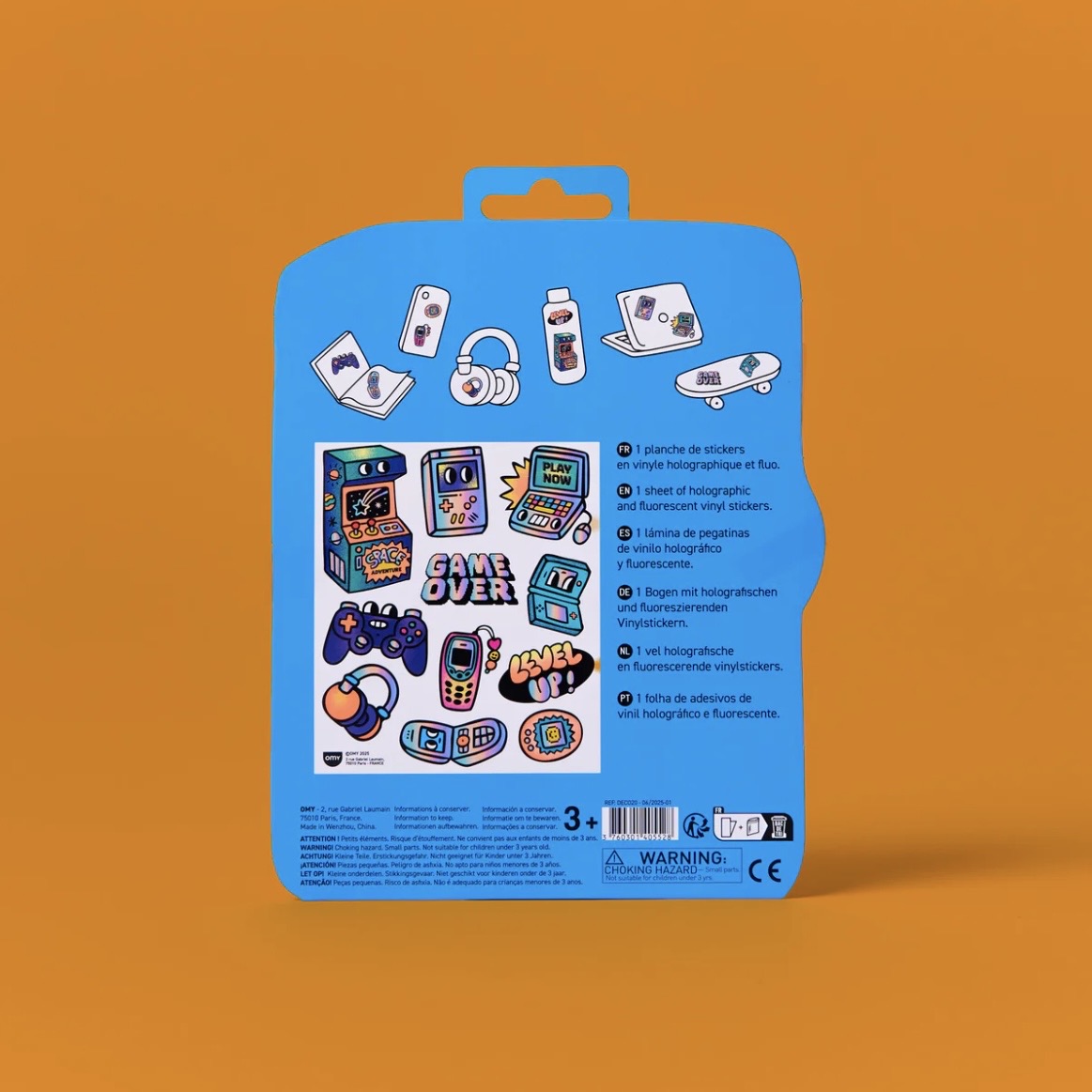 Stickerbogen - Big Game Boy