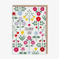 Grußkarte - Thank You Floral