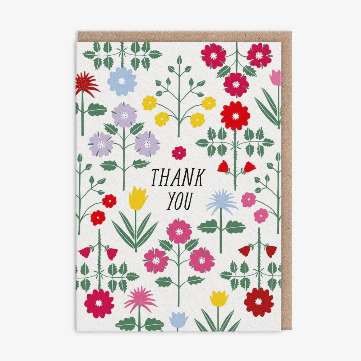 Grußkarte - Thank You Floral
