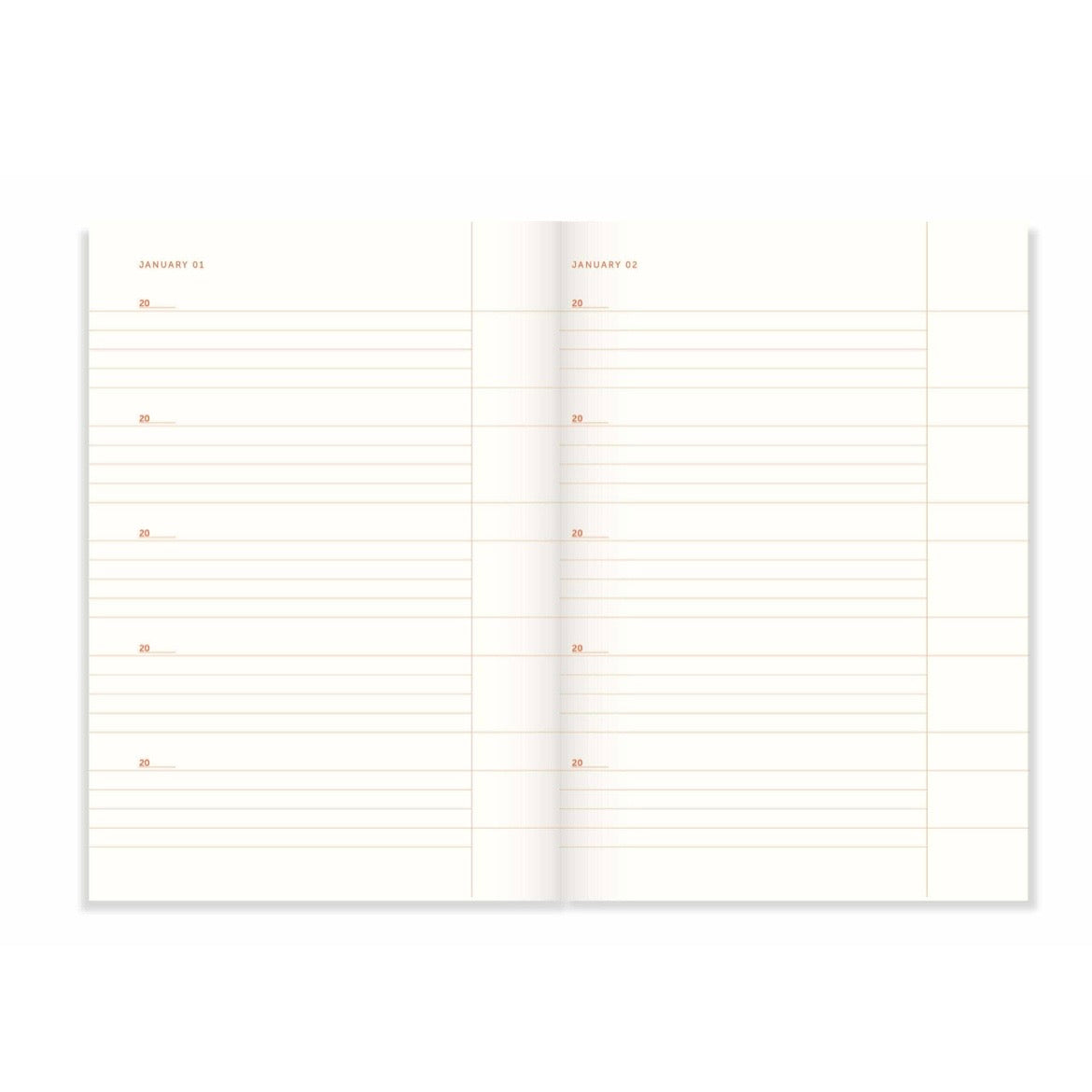 A Line A Day - 5 Year Journal - Blau