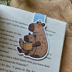 Magnetisches Lesezeichen - Capybara Freunde