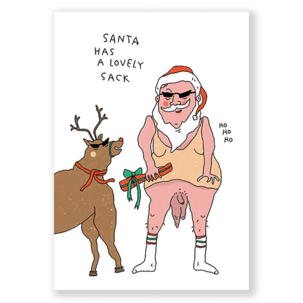 Grußkarte - Lovely Sack