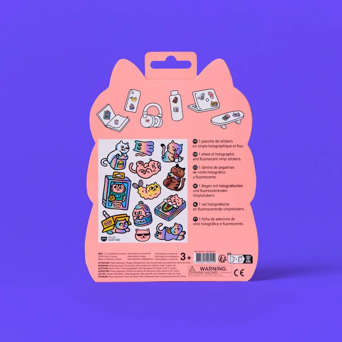 Stickerbogen - Big Kitty