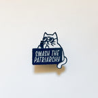 Pin - Smash The Patriarchy Cat