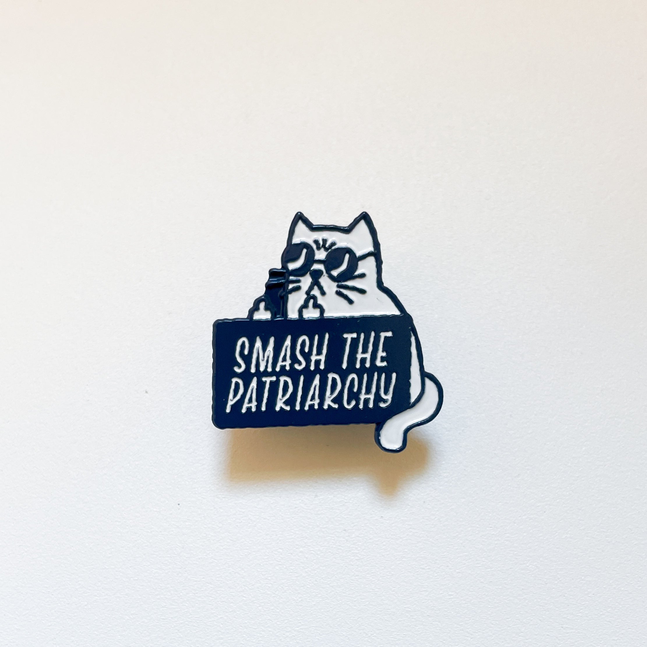 Pin - Smash The Patriarchy Cat