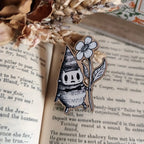 Anstecker aus Holz - Big Flower