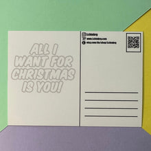 Postkarte - All I Want For Christmas Is You