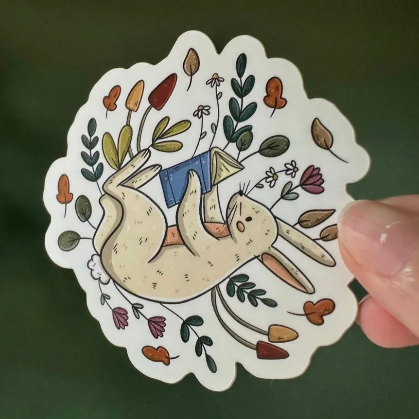 Aufkleber - Buchhase