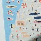 Stickerbogen - Swim