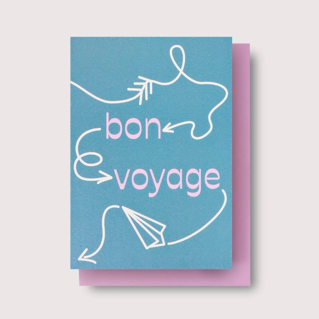 Grußkarte - Bon Voyage