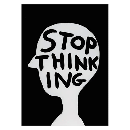 Postkarte - Stop Thinking