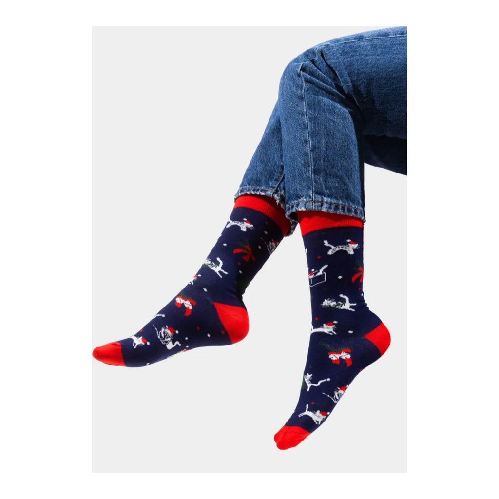 Socken - Weihnachtskatzen