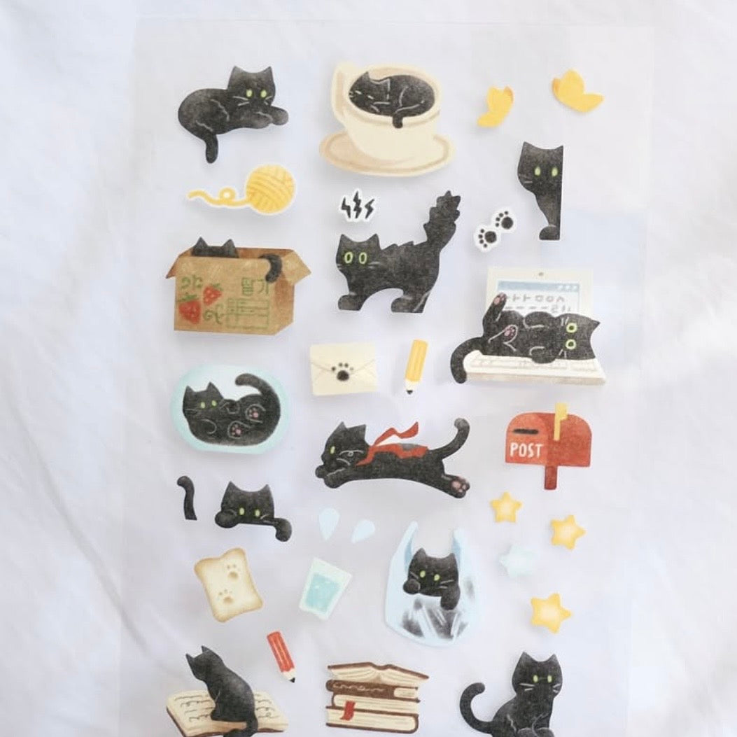 Stickerbogen - Cat Universe