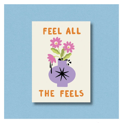 Postkarte - Feel All The Feels