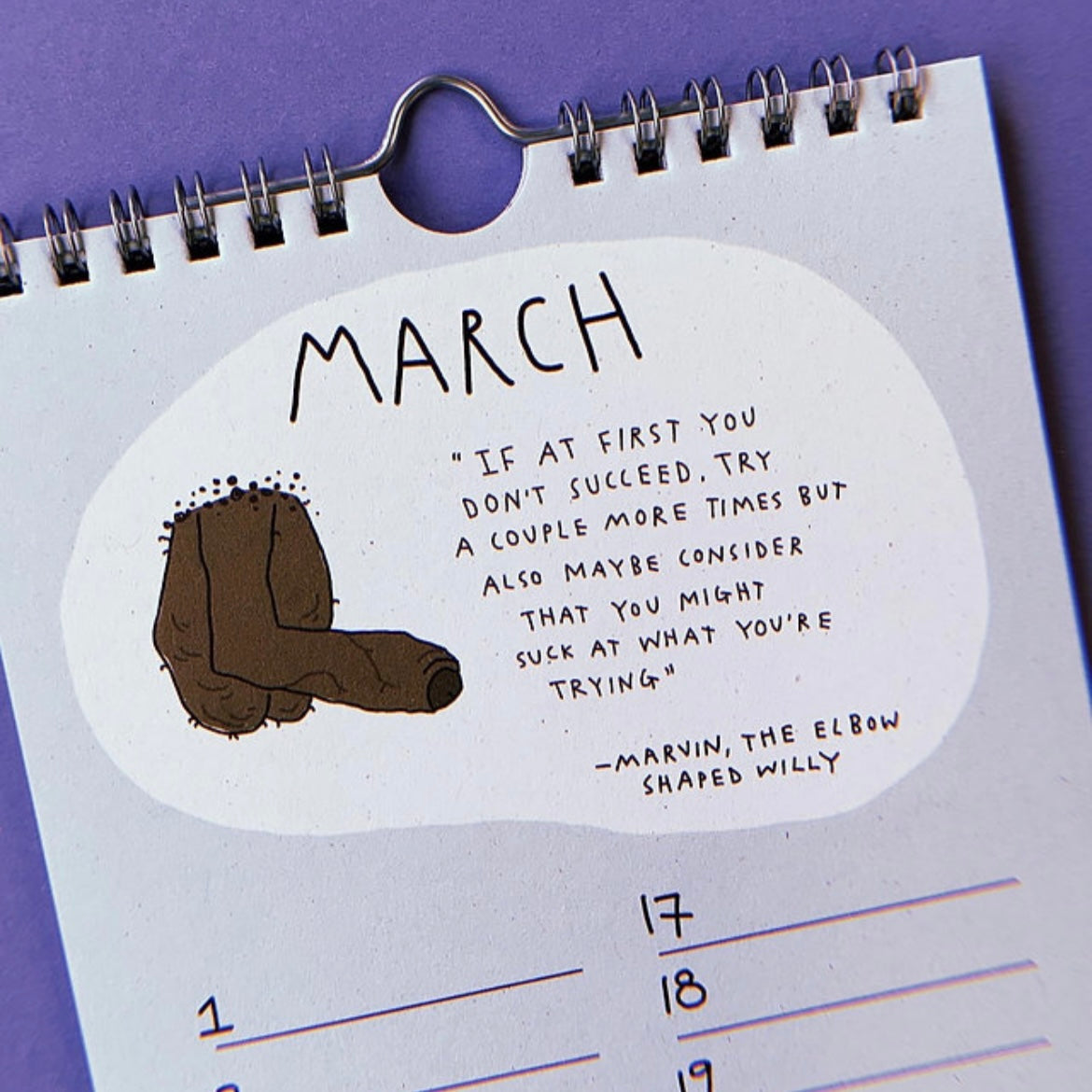 Undatierter Kalender - Willies