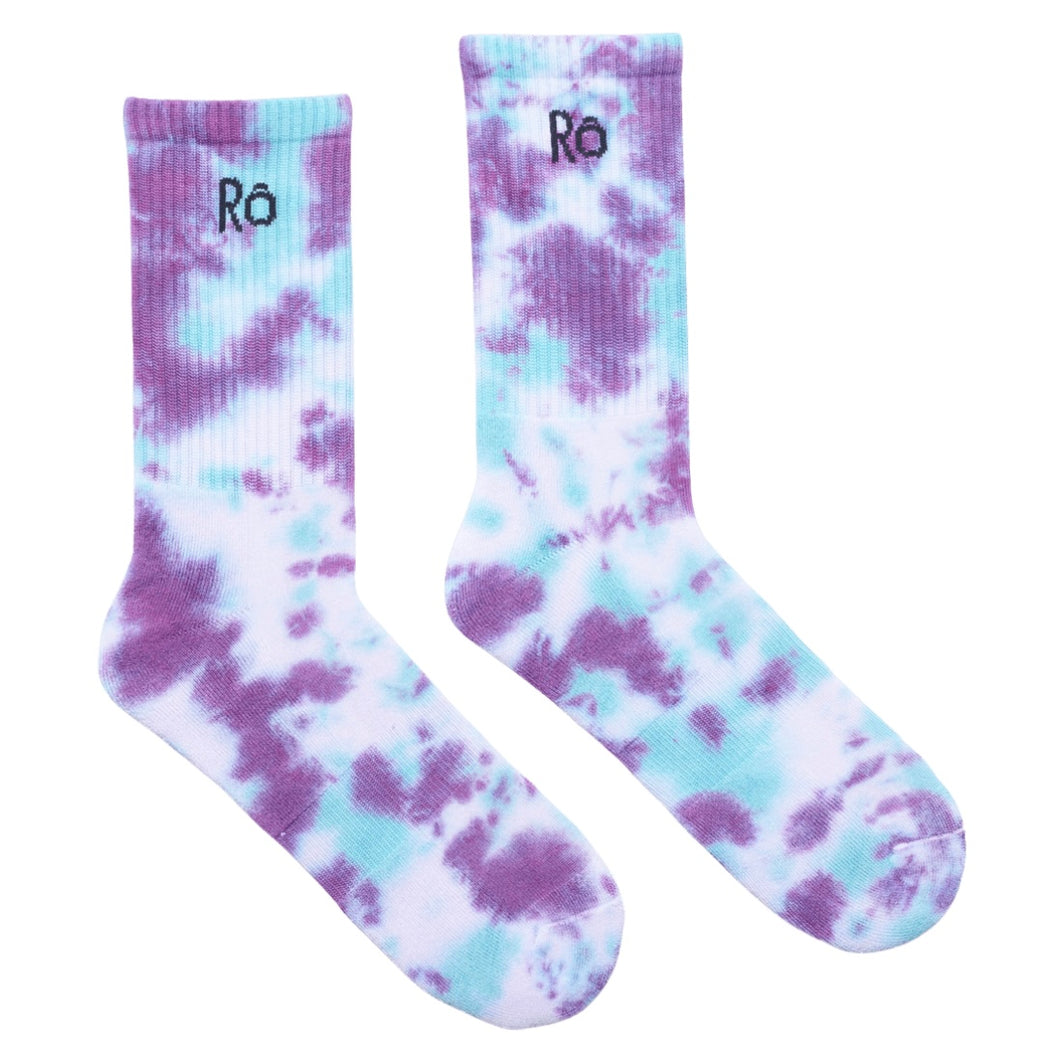 Batik Socken - Purple Rain