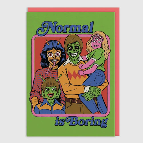 Grußkarte - Normal is Boring