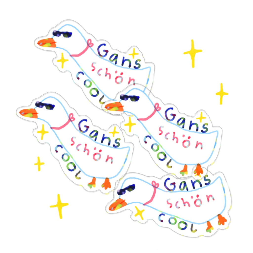 Aufkleber - Glitzer Sticker