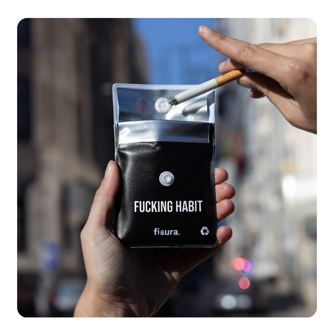 Taschen-Aschenbecher - Fucking Habit