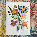 A4 Print - Cat Flowers
