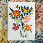 A4 Print - Cat Flowers