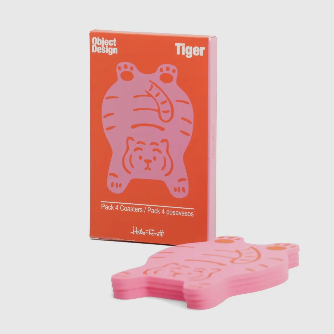 Untersetzer (Set) - Pink Tiger