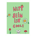 Postkarte - Nett Sein Ist Cool