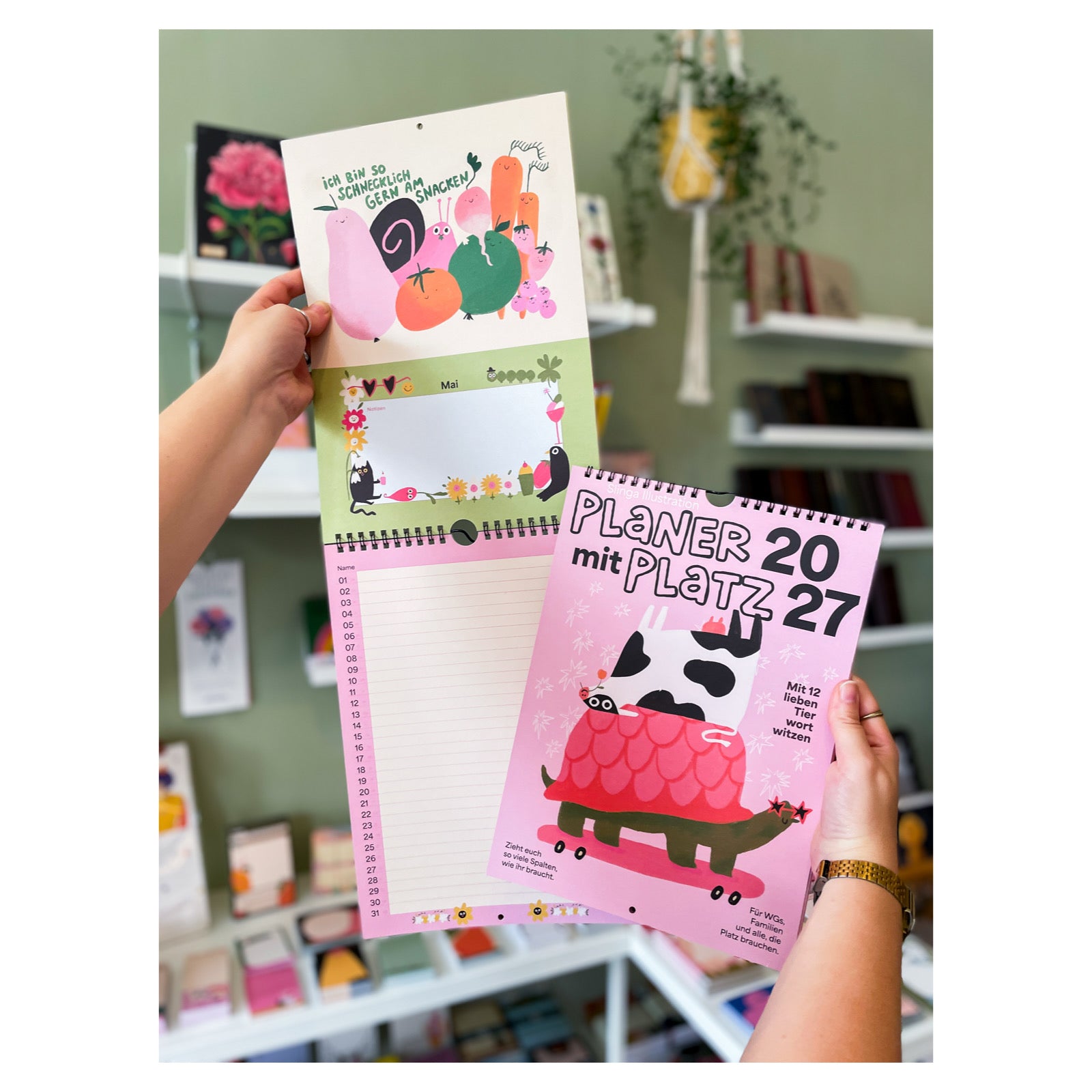 Wandkalender - Planer mit Platz 2027