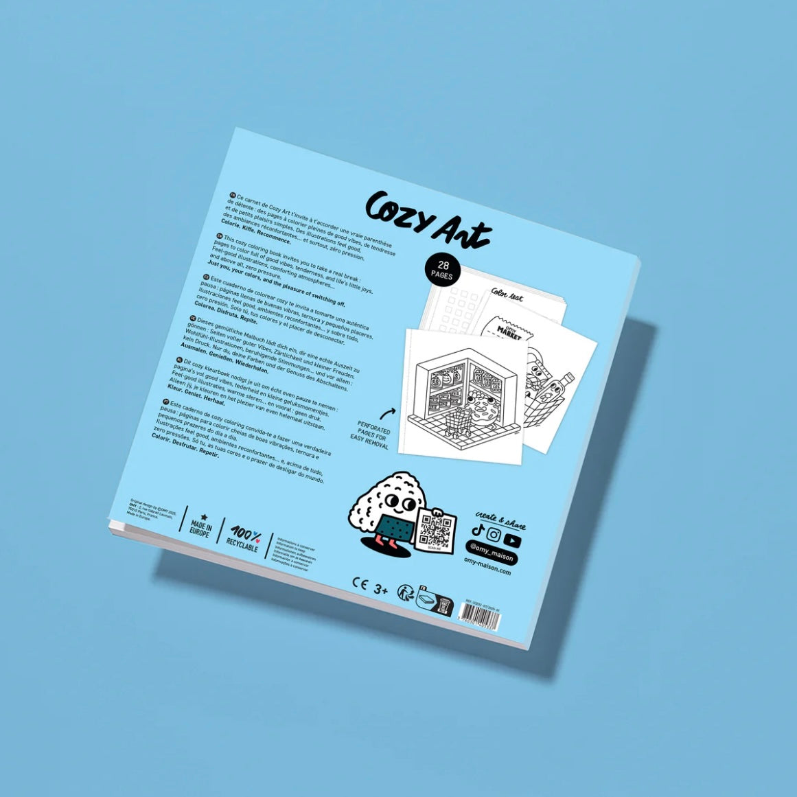 Ausmalbuch - Supermarket