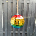 Aufhänger - Discokugel Regenbogen