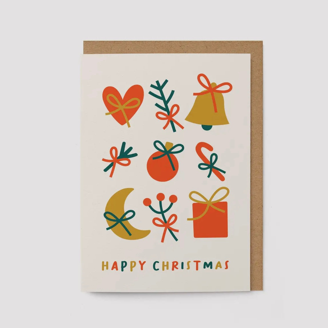 Grußkarte - Happy Christmas