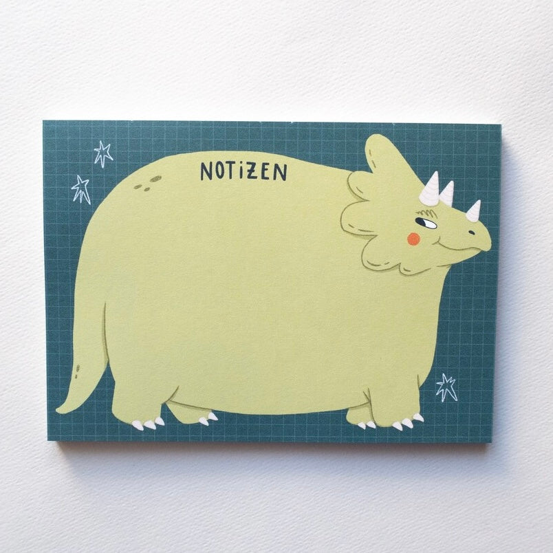 Notizblock - Dino Notizen