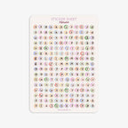 Stickerbogen - Buchstaben