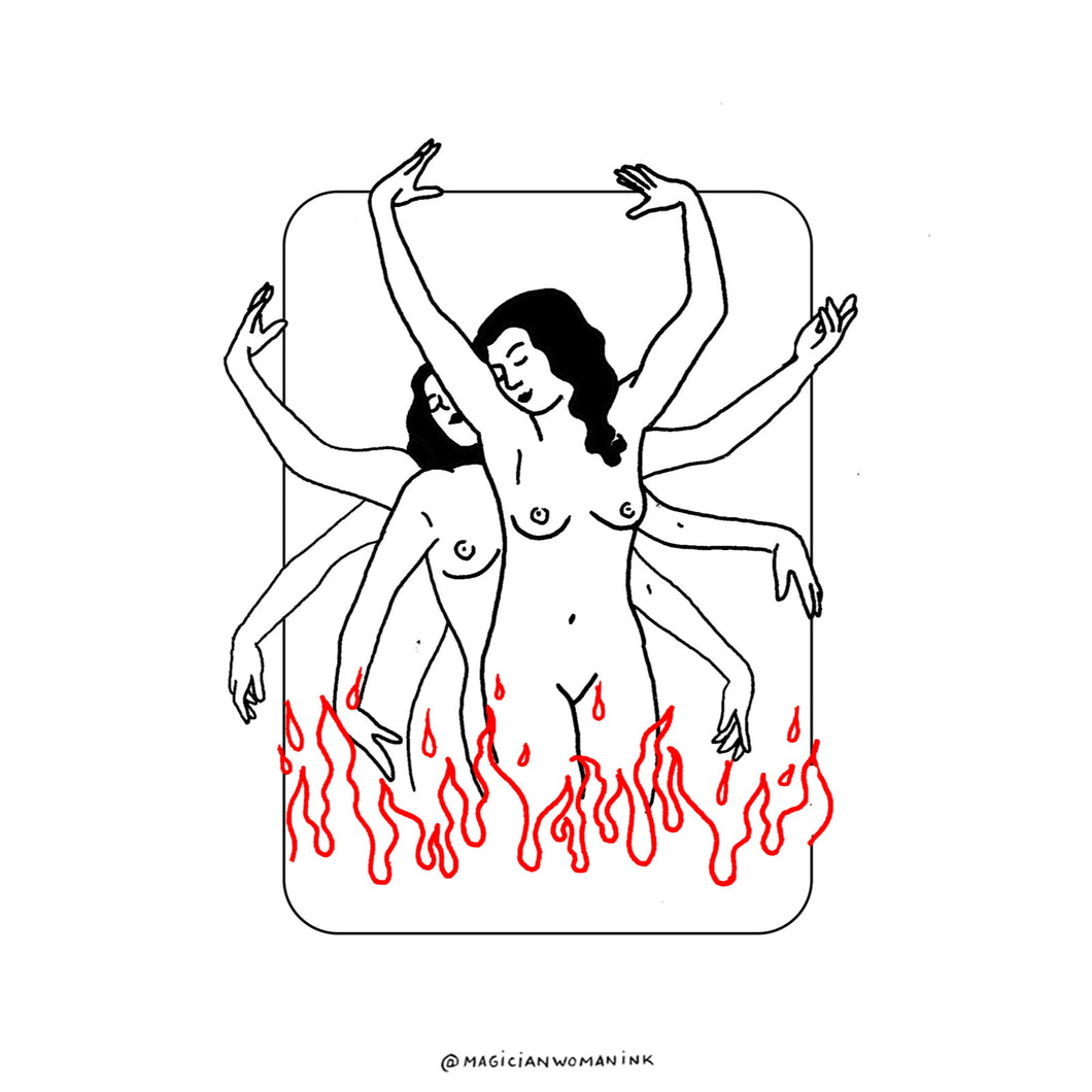 A4 Print - Flames