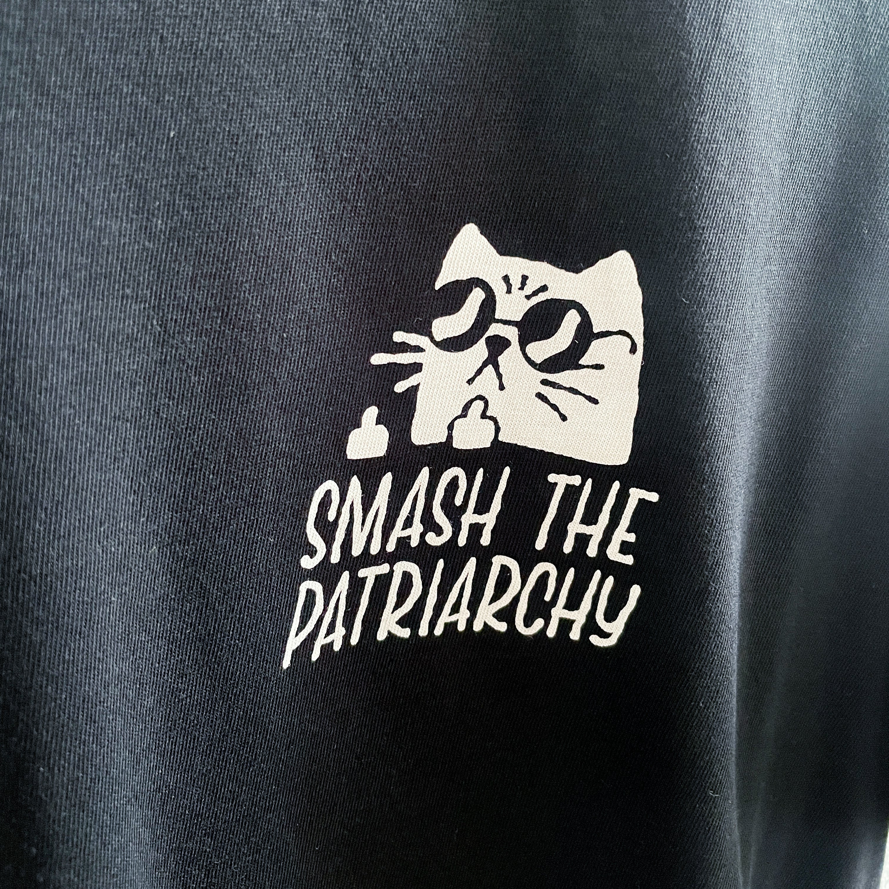 T-Shirt - Smash The Patriarchy - Schwarz