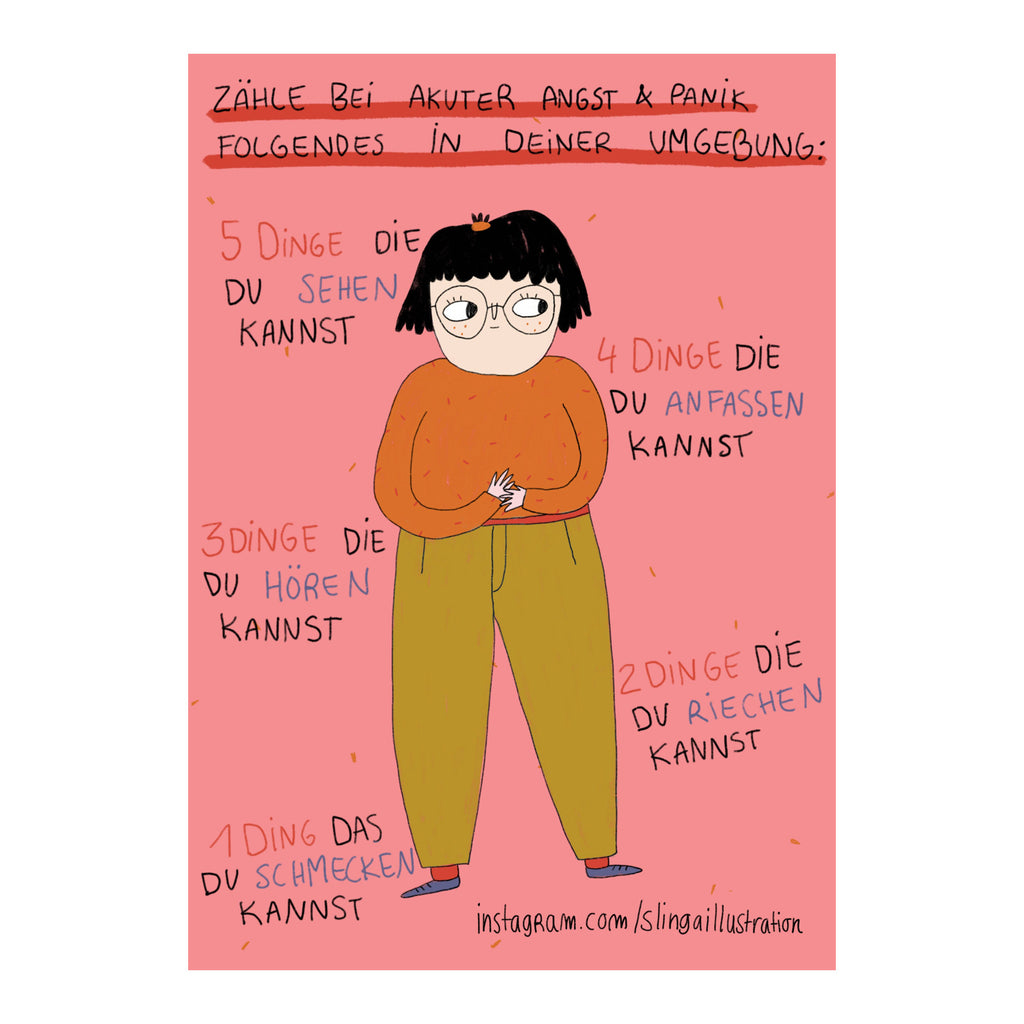 Postkarte - Angst & Panik