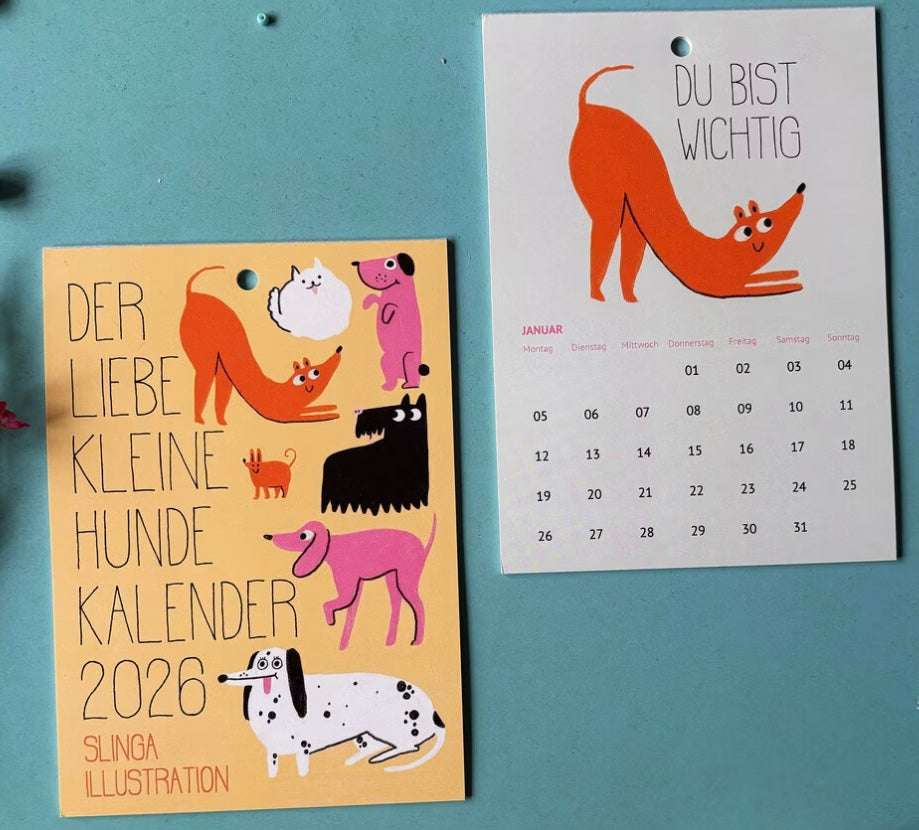 Der Liebe Kleine Hunde Kalender 2026