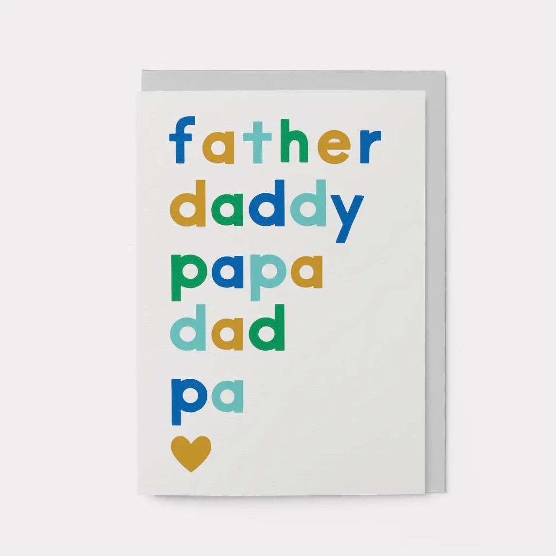 Grußkarte - Father Daddy Papa