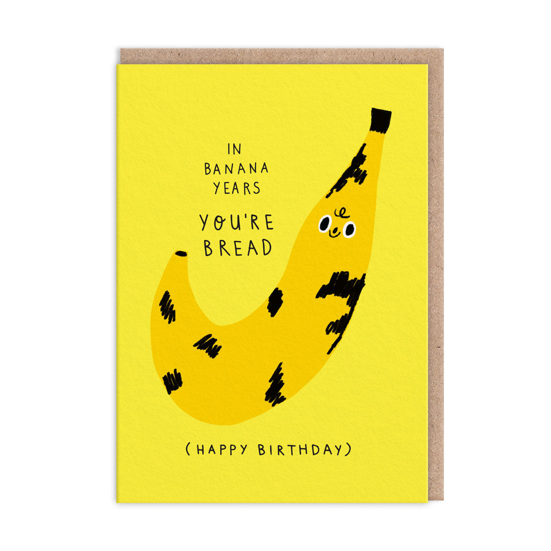 Grußkarte - Birthday Banana