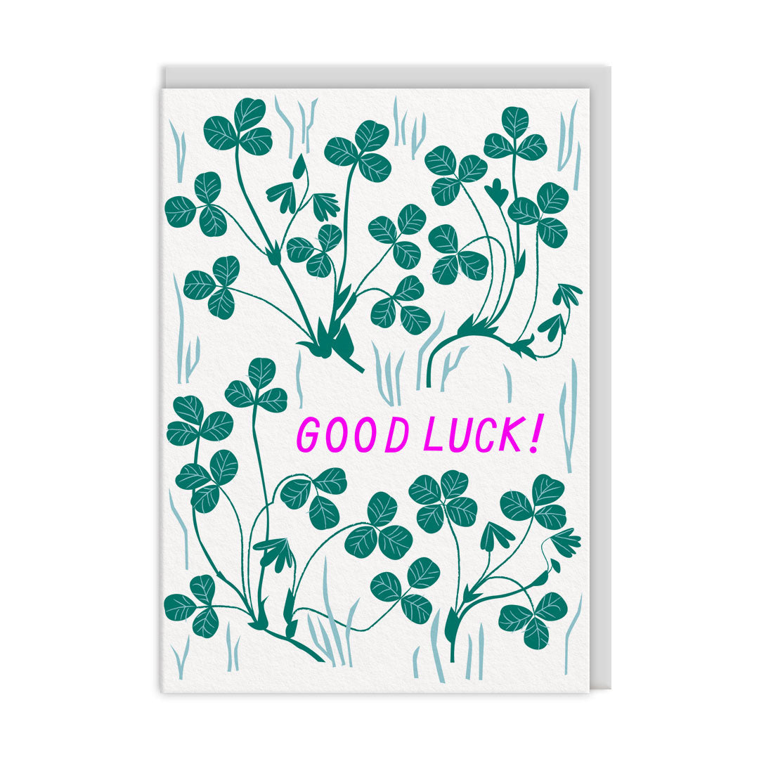 Grußkarte - Good Luck!