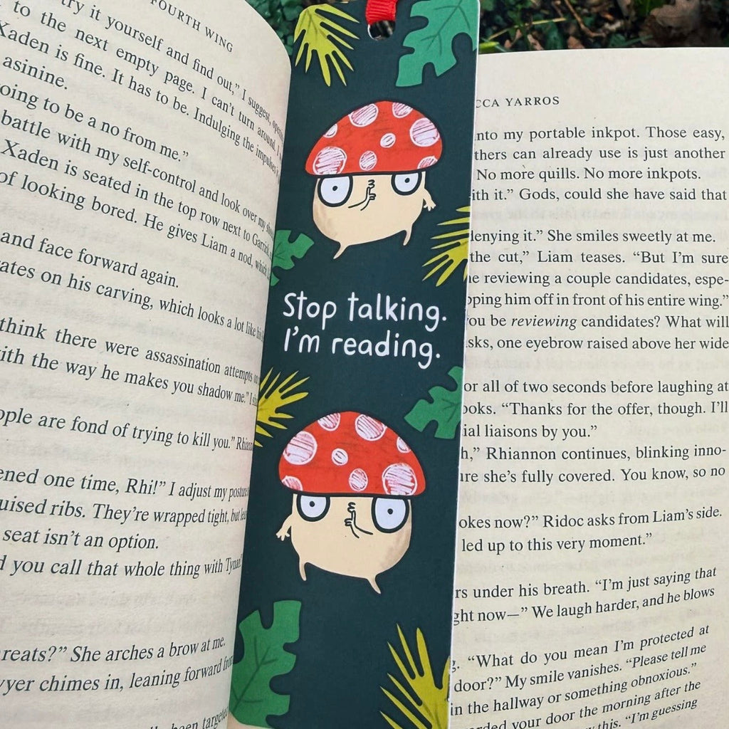 Lesezeichen - Stop Talking. I'm Reading