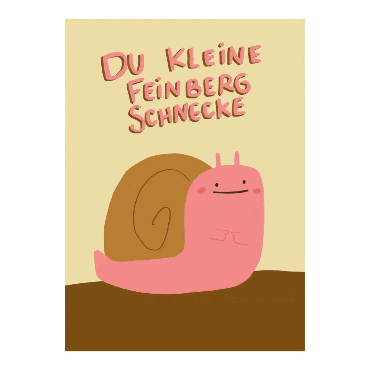 Postkarte - Feinbergschnecke