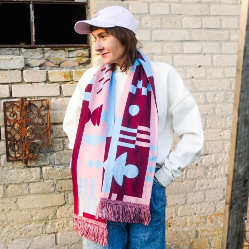 Schal - Pink Pattern