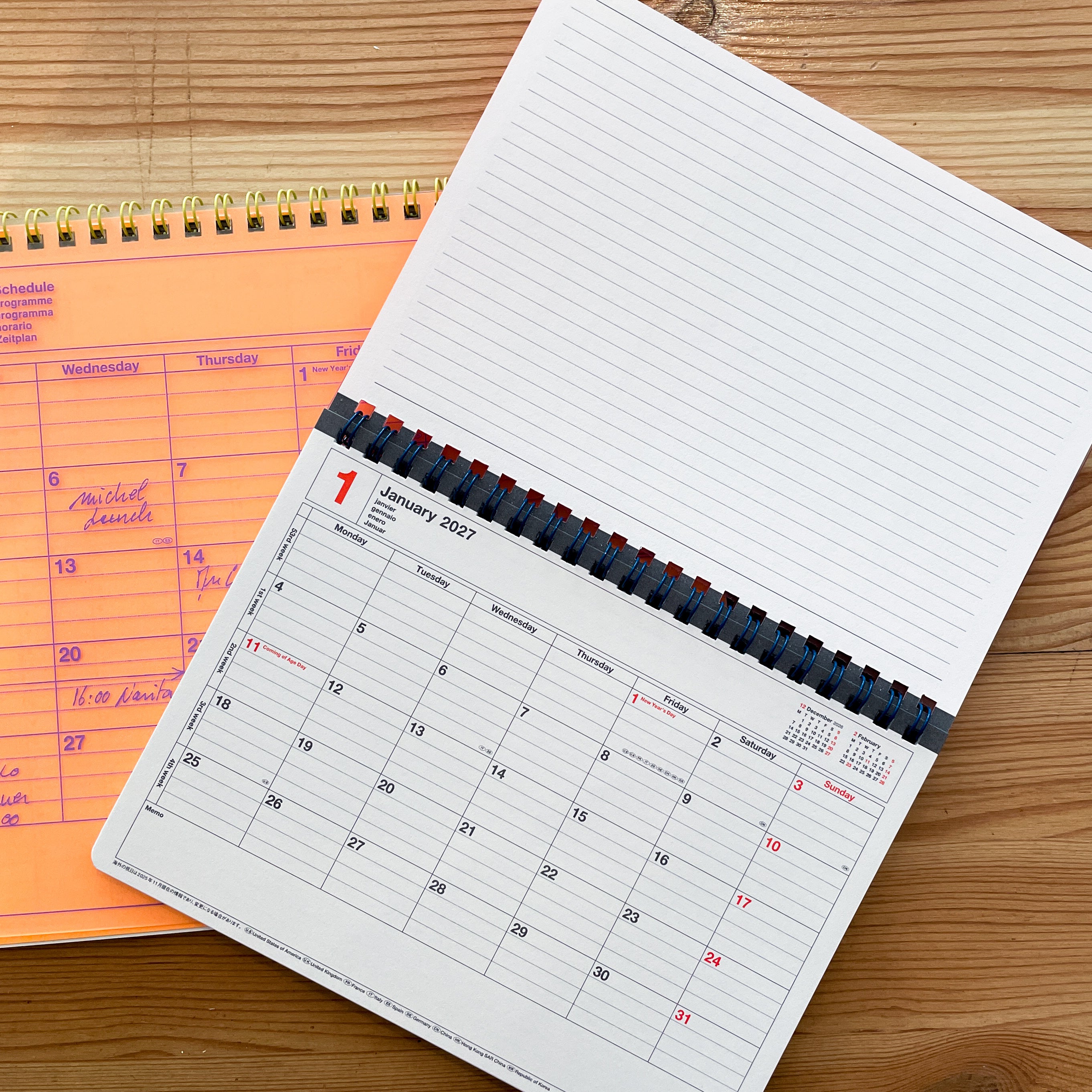 Tischkalender 2027 - 19x13cm
