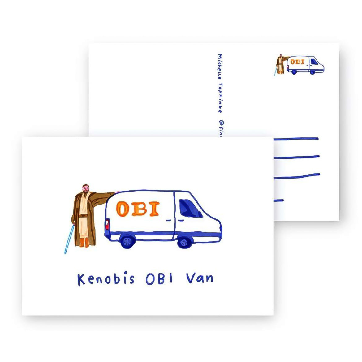 Postkarte - Kenobi Obi Van