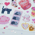Stickerbogen - Sweet Love